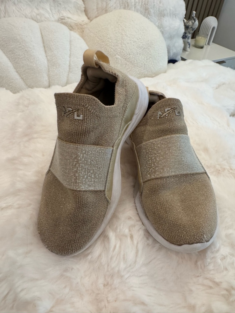 APL Kids Sneakers in Metallic Tan/Gold
